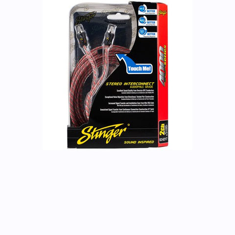 Stinger 4000 Series 2 Channel 17ft RCA Lead