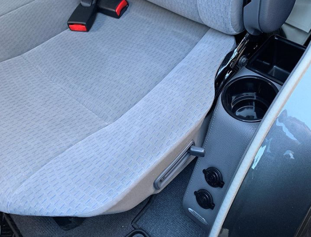 79 Series Dual Cab Rear Side Consoles- with charging sockets (One Pair- left and right side)