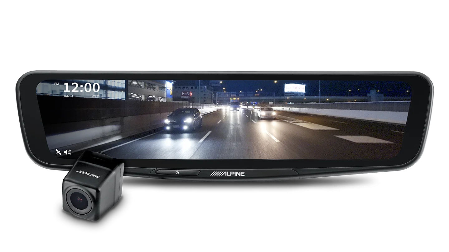 12” Digital E-Mirror with Rear Camera