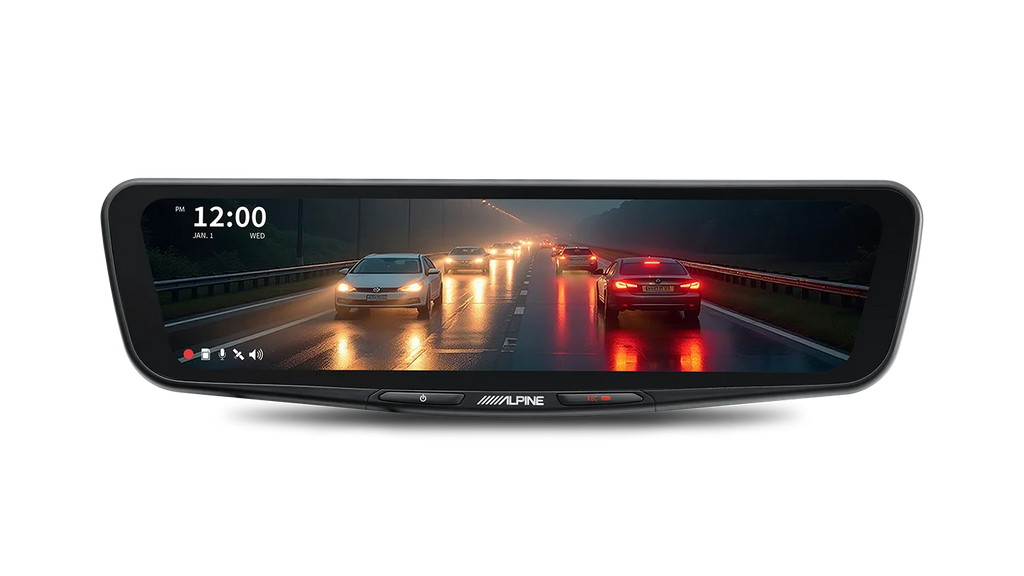 10” Digital E-Mirror with Front and Rear DVR Cameras