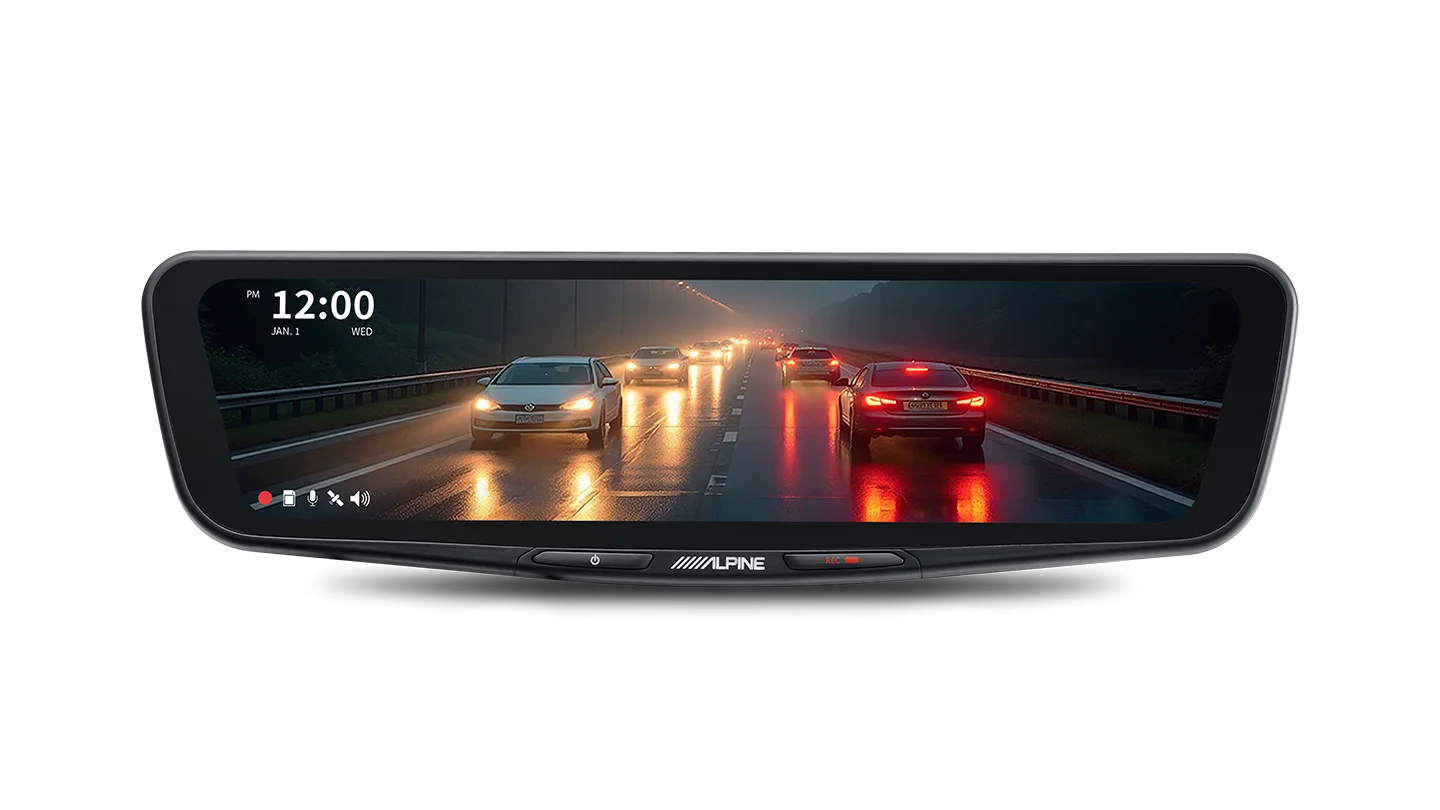 10” Digital E-Mirror with Front and Rear DVR Cameras