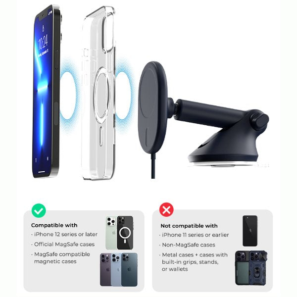 iOttie Velox Magnetic Wireless Dash/Windshield Mount