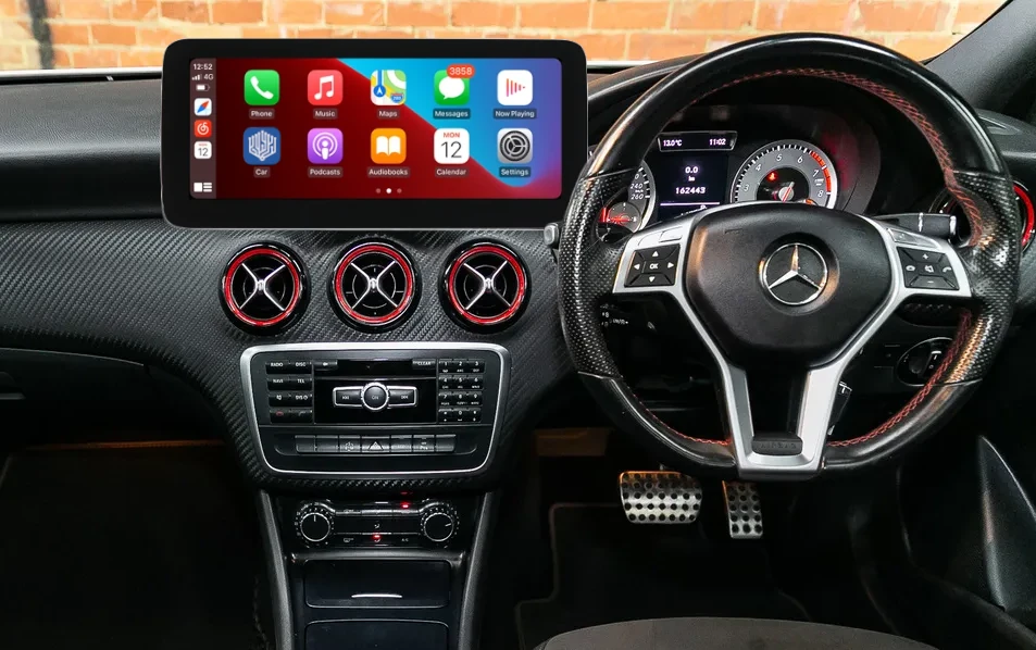 Mercedes Benz 12.3″ HD Touchscreen with Apple CarPlay and Android Auto for NTG4.5 or 4.7