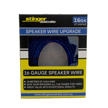 Load image into Gallery viewer, BLUE 16GA SPEAKER CABLE (18MTROLL)
