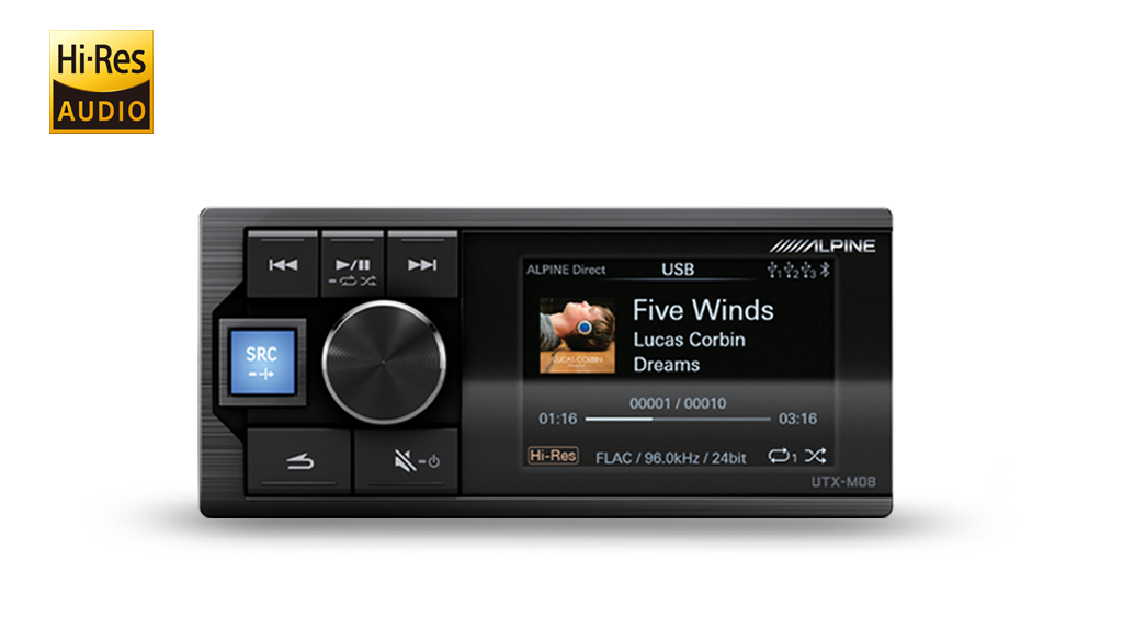 UTX-M08S | Alpine Hi-Res Audio Digital Media Player