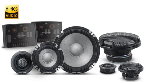 R2-S653 Alpine Next-Generation 6-1/2” (16.5cm)  3-Way Component PRO Edition Speakers
