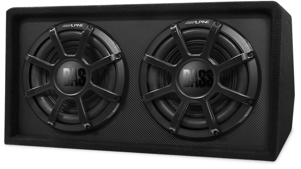 SBW-D12S4 | Bassline 12″ Dual Subwoofer Enclosure