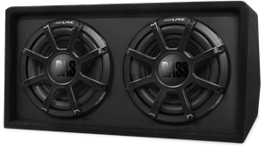 SBW-D12S4 | Bassline 12″ Dual Subwoofer Enclosure