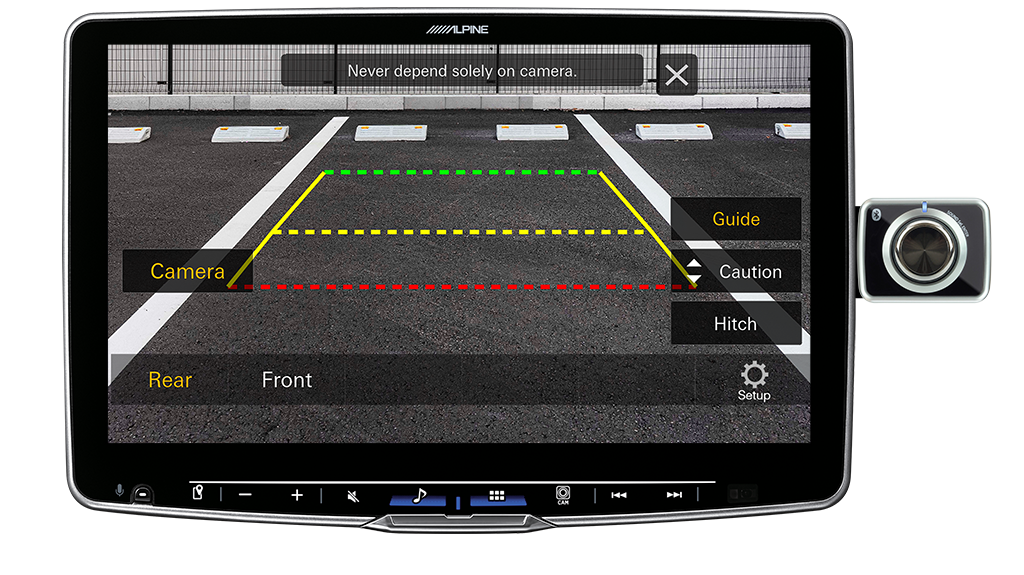 RUE-BK01A | Alpine Wireless Rotary Knob with Volume / Camera Select